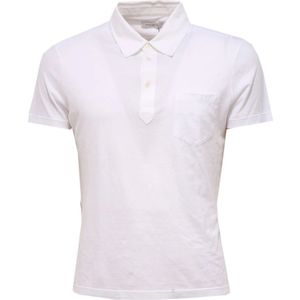 Paolo Pecora, Heren, Tops, Wit, Maat: S