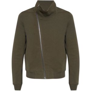 Rick Owens, Heren, Sweatshirts & Hoodies, Groen, Maat: S Katoen,