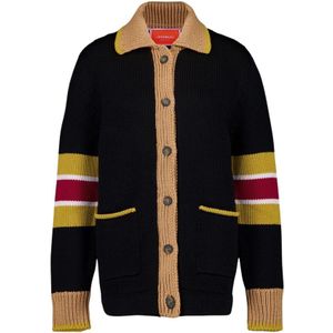 La DoubleJ, Dames, Truien, Zwart, Maat: L Wol,