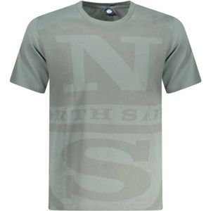 North Sails, Heren, Tops, Groen, Maat: 2XL Katoen,