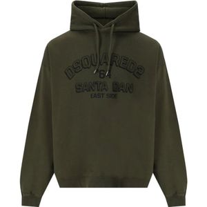 Dsquared2 - Hoodie - Groen - Heren