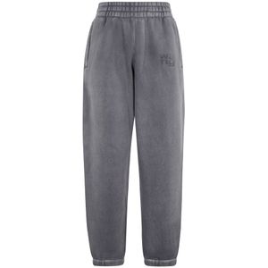 T by Alexander Wang, Dames, Broeken, Grijs, Maat: XS