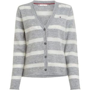Tommy Hilfiger, Dames, Truien, Grijs, Maat: L Wol,