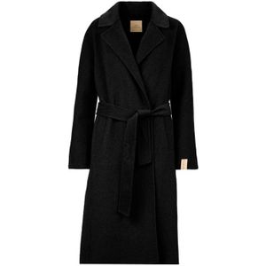 H2O, Dames, Mantels, Zwart, Maat: S Wol,