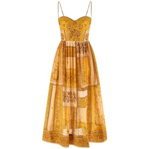 Zimmermann, Dames, Jurken, Geel, Maat: S Katoen,