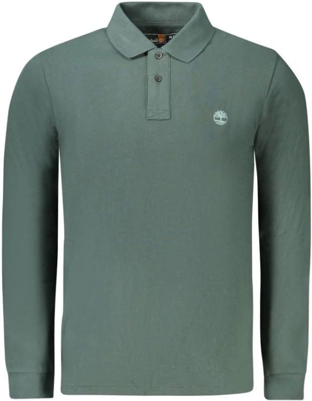 Timberland - Groen Katoenen Poloshirt - Heren - Slim-fit