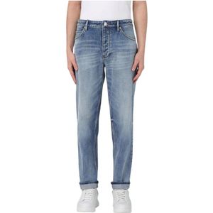 Emporio Armani, Heren, Jeans, Blauw, Maat: W29 Katoen,