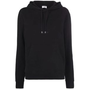 Saint Laurent, Dames, Sweatshirts & Hoodies, Zwart, Maat: M
