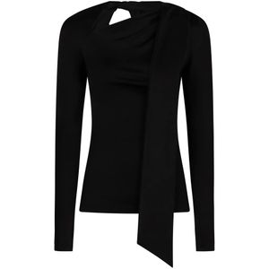 Victoria Beckham, Dames, Tops, Zwart, Maat: S Wol,