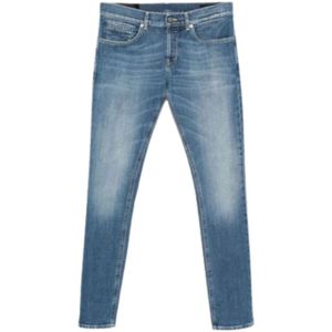 Dondup, Heren, Jeans, Blauw, Maat: W33 Katoen,