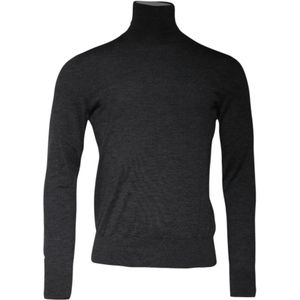 Dolce & Gabbana, Heren, Truien, Grijs, Maat: M Wol,