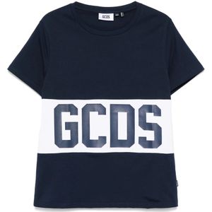 Gcds, Heren, Tops, Blauw, Maat: XS Katoen,