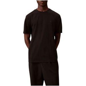 Calvin Klein, Heren, Tops, Zwart, Maat: L Katoen,