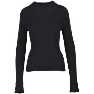 Dondup, Dames, Truien, Zwart, Maat: M Viscose,