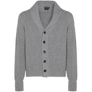 Tom Ford, Heren, Truien, Grijs, Maat: XL Kasjmier,
