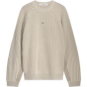 Filling Pieces, Heren, Truien, Beige, Maat: XS