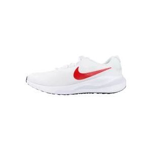 Nike Stijlvolle Revolution 7 Sneakers voor Mannen , White , Heren , Maat: 45 EU