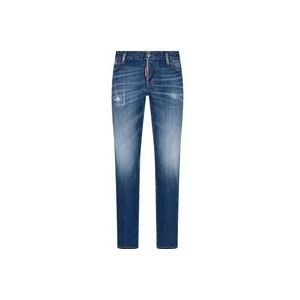Dsquared2 Cropped Jeans , Blue , Dames , Maat: 3XS