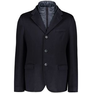 Herno, Heren, Jassen, Blauw, Maat: M Kasjmier,