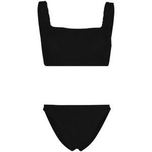 Hunza G, Dames, Badkleding, Zwart, Maat: ONE Size Polyamide,