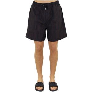 Dsquared2, Heren, Badkleding, Zwart, Maat: M