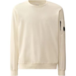 C.p. Company, Heren, Sweatshirts & Hoodies, Beige, Maat: XL Fleece,