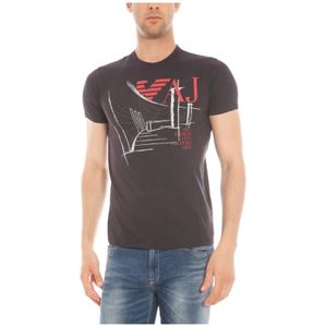 Armani Jeans, Heren, Tops, Bruin, Maat: M Katoen,