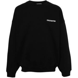 Cole Buxton, Heren, Sweatshirts & Hoodies, Zwart, Maat: XL Katoen,