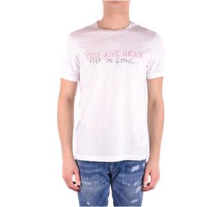 Dondup, Heren, Tops, Wit, Maat: XL Katoen,