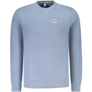 North Sails, Heren, Sweatshirts & Hoodies, Blauw, Maat: S Katoen,
