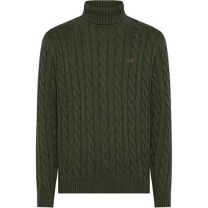 Sun68, Heren, Truien, Groen, Maat: M