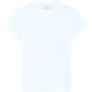 Iro, Dames, Tops, Wit, Maat: M Linnen,