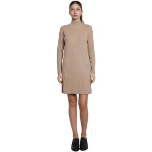 Pennyblack, Dames, Jurken, Bruin, Maat: XS Wol,