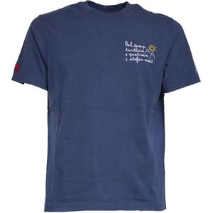 MC2 Saint Barth, Heren, Tops, Blauw, Maat: S Katoen,