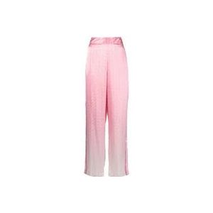 Casablanca Zijden Broek met Ochtend Stadsgezicht , Pink , Dames , Maat: XS