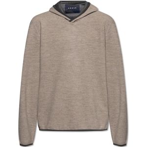 Sease, Heren, Sweatshirts & Hoodies, Grijs, Maat: S Wol,