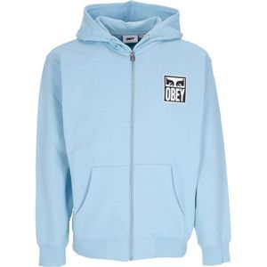 Obey, Heren, Sweatshirts & Hoodies, Blauw, Maat: L Katoen,