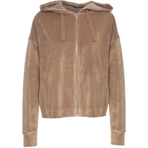 Majestic Filatures, Dames, Sweatshirts & Hoodies, Bruin, Maat: S Modal,