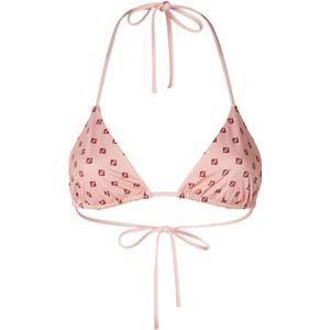 Fendi, Dames, Badkleding, Roze, Maat: 2XS Polyamide,