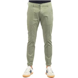 Dondup, Heren, Broeken, Groen, Maat: W32 Katoen,