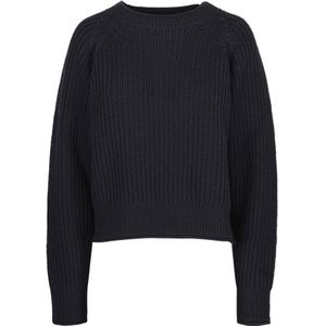 Alpha Studio, Dames, Truien, Blauw, Maat: S Wol,