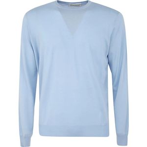 Filippo De Laurentiis, Heren, Truien, Blauw, Maat: L Zijde,