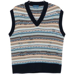 Daniele Fiesoli, Heren, Truien, Veelkleurig, Maat: L Wol,