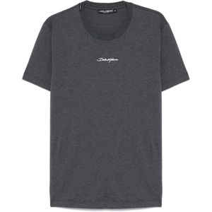 Dolce & Gabbana, Heren, Tops, Grijs, Maat: L Katoen,