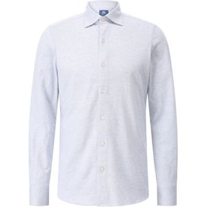 Finamore, Heren, Overhemden, Blauw, Maat: S Kasjmier,