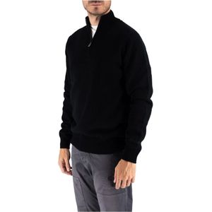 MC2 Saint Barth, Heren, Truien, Zwart, Maat: S Wol,