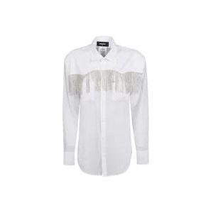 Dsquared2 Klassieke Witte Overhemd , White , Dames , Maat: XS