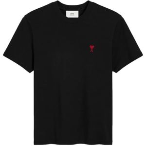 Ami Paris, Heren, Tops, Zwart, Maat: S