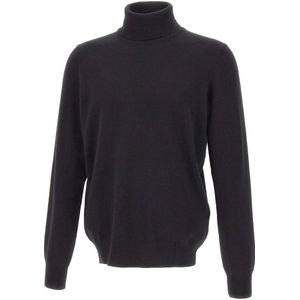 Gran Sasso, Heren, Truien, Zwart, Maat: L Wol,