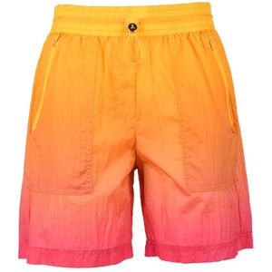 Patrizia Pepe, Dames, Korte broeken, Veelkleurig, Maat: XS Nylon,